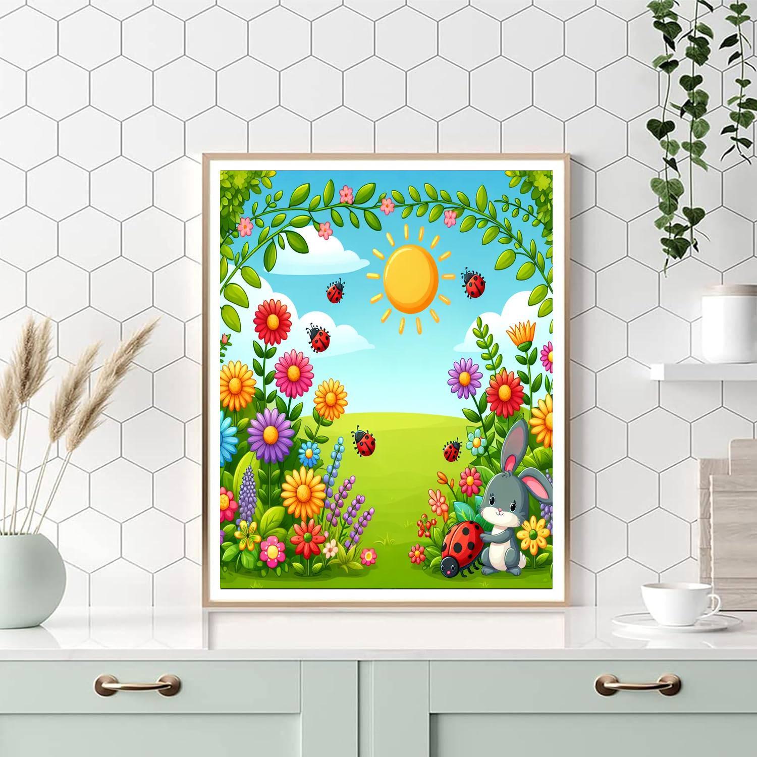 Little Gardeners Paint By Numbers Art