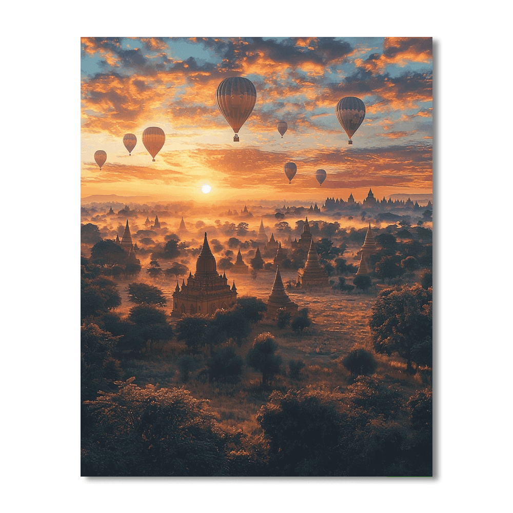 Bagan Temples Numbered Painting Kits