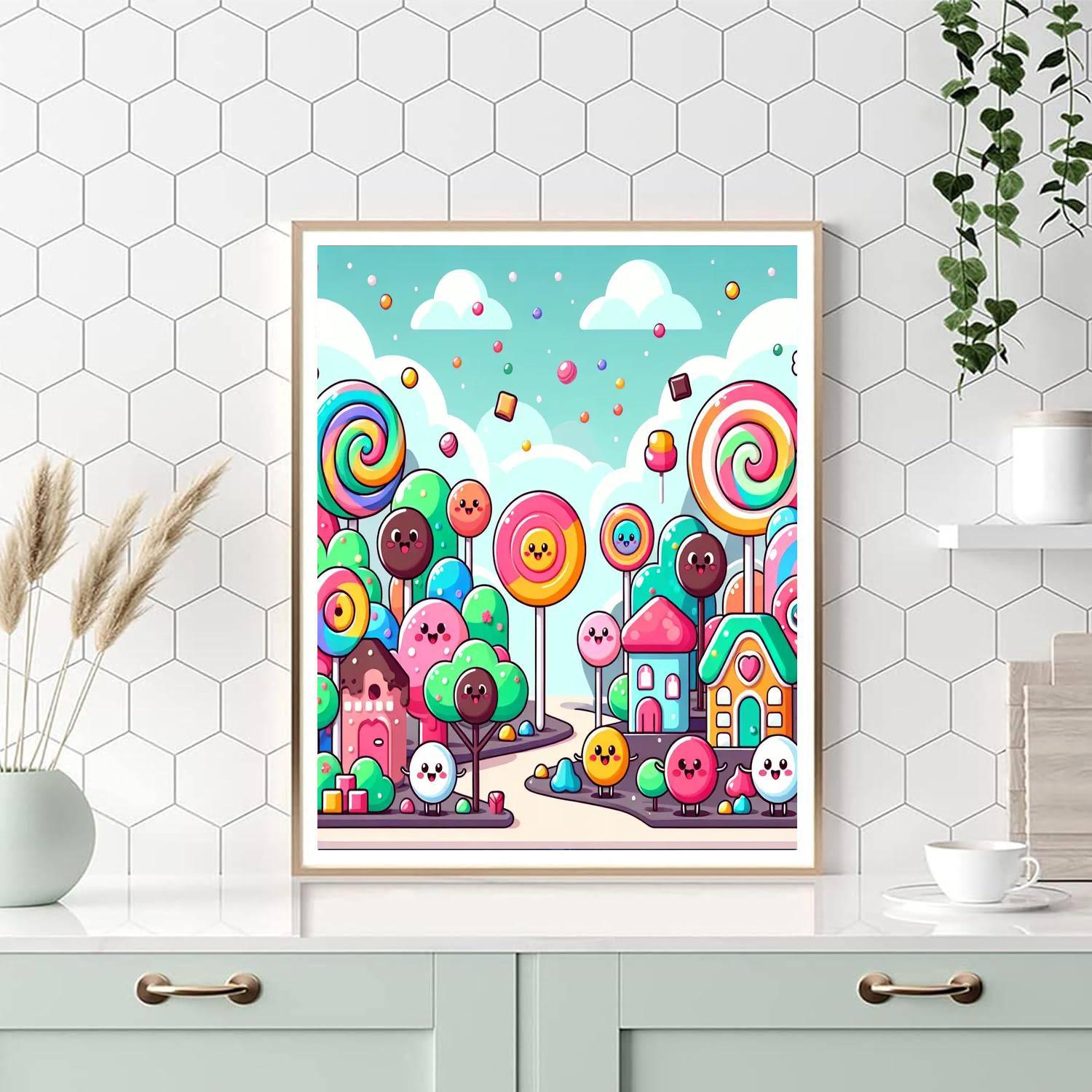 Adventures In A Magical Candyland Paint By Number