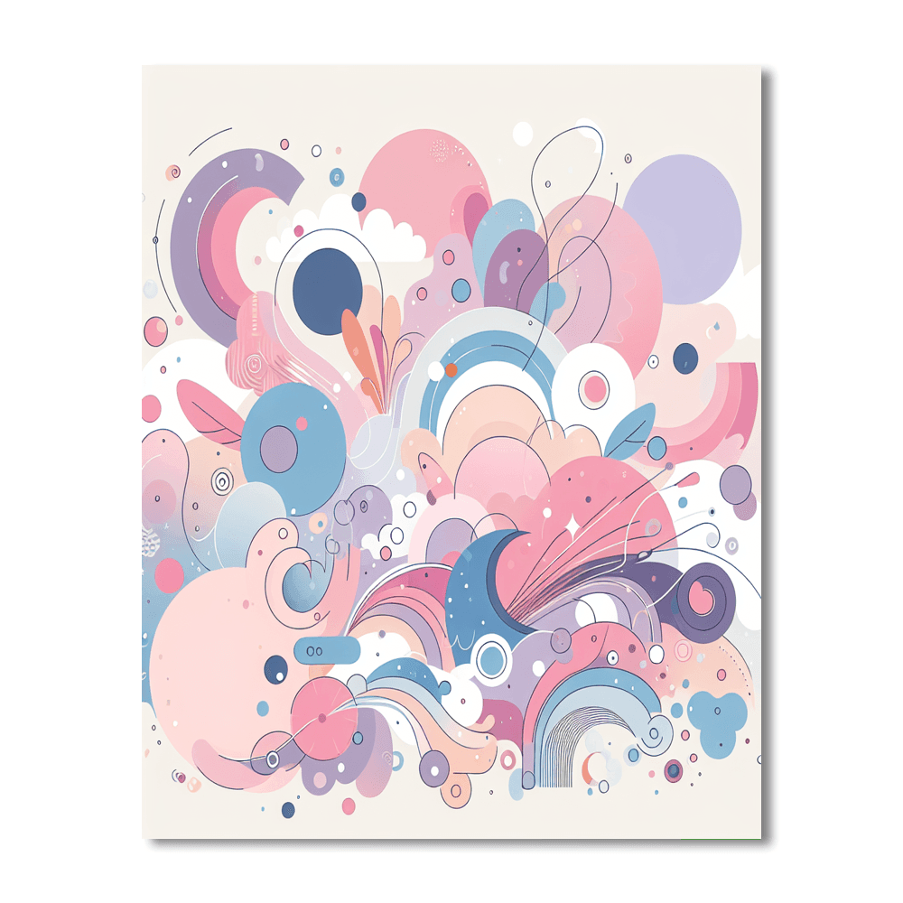Playful Pastel Dreams Paint By Color