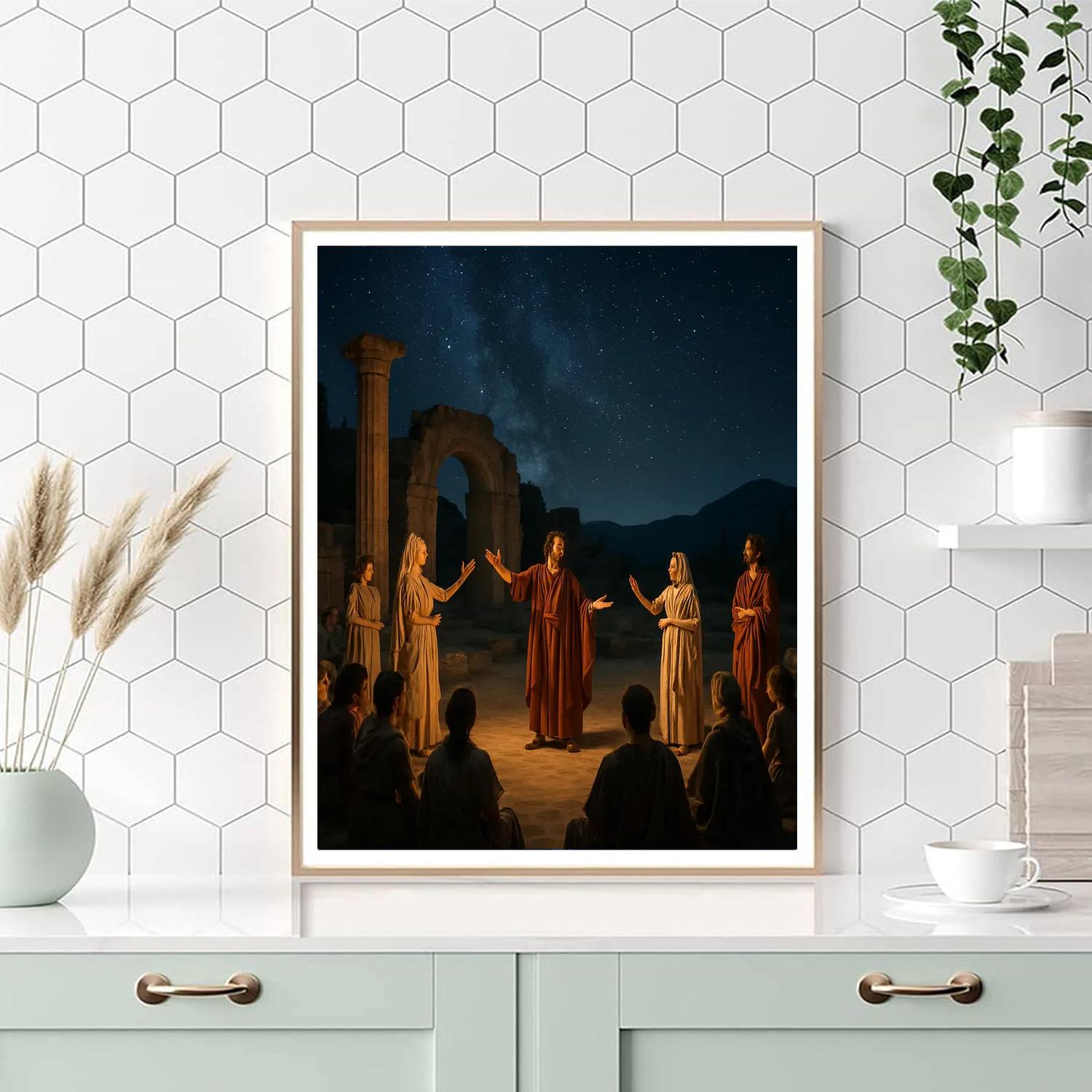 International Festival Of Ancient Greek Drama Number Painting