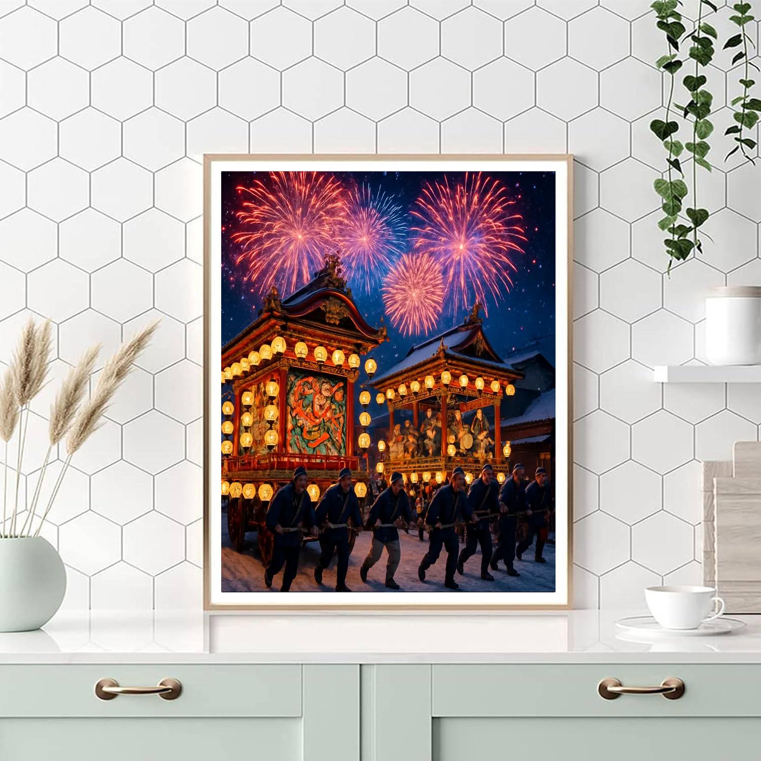 Chichibu Night Festival - Chichibu, Japan Paint By Numbers Art