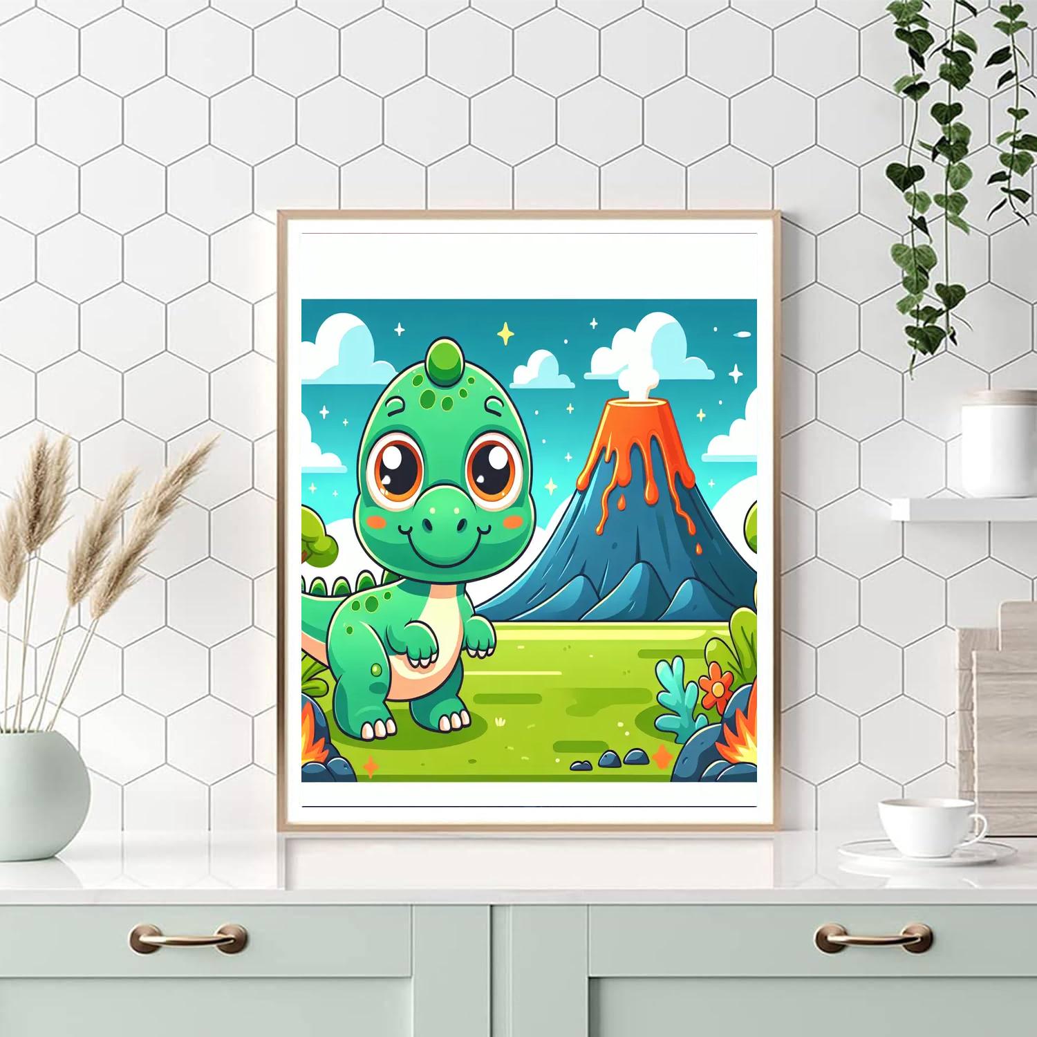Dino World Expedition Numbered Painting Kits