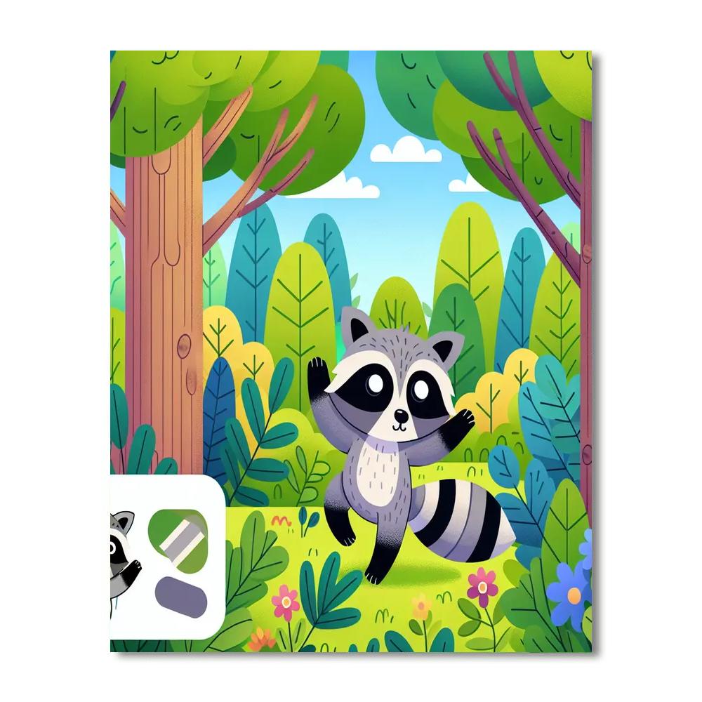 Woodland Creature Safari Paint By Numbers Kits