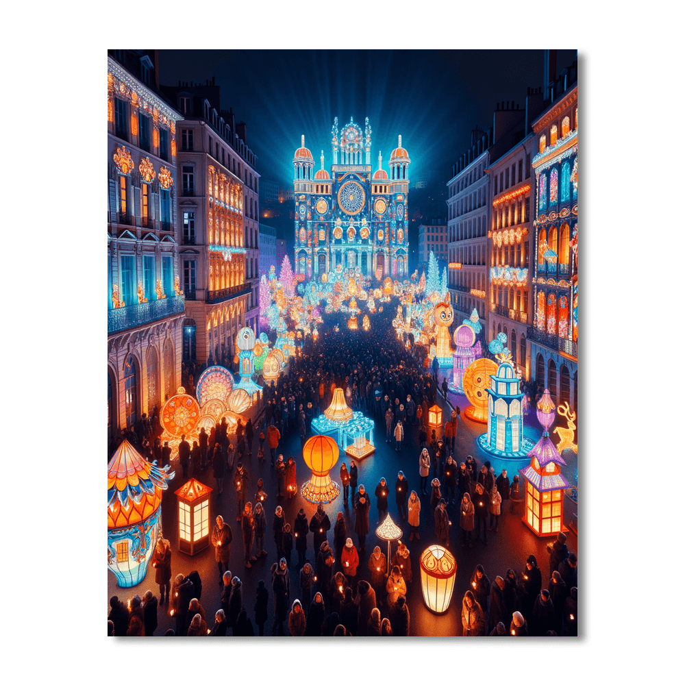Festival Of Lights - France Numbered Painting Kits