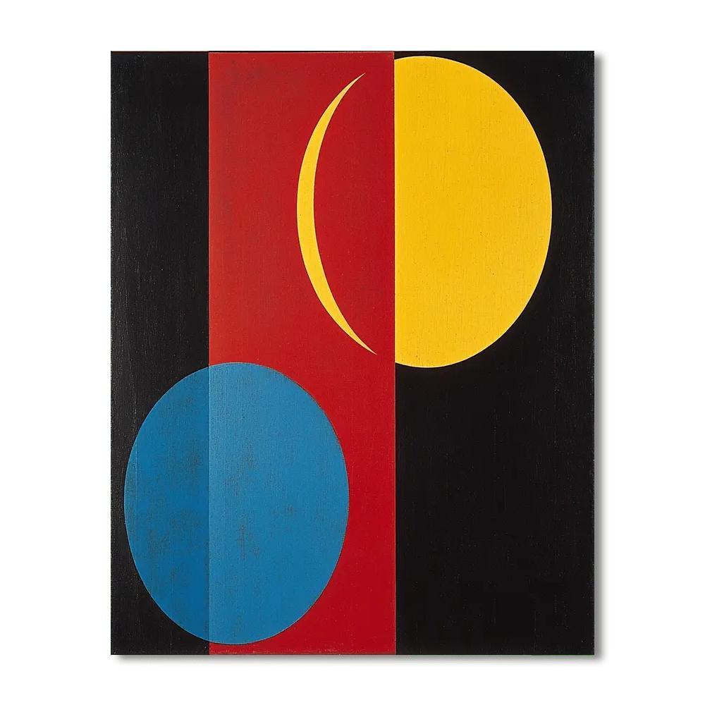 Kazimir Malevich Inspired Geometry Of Emotion  Number Painting