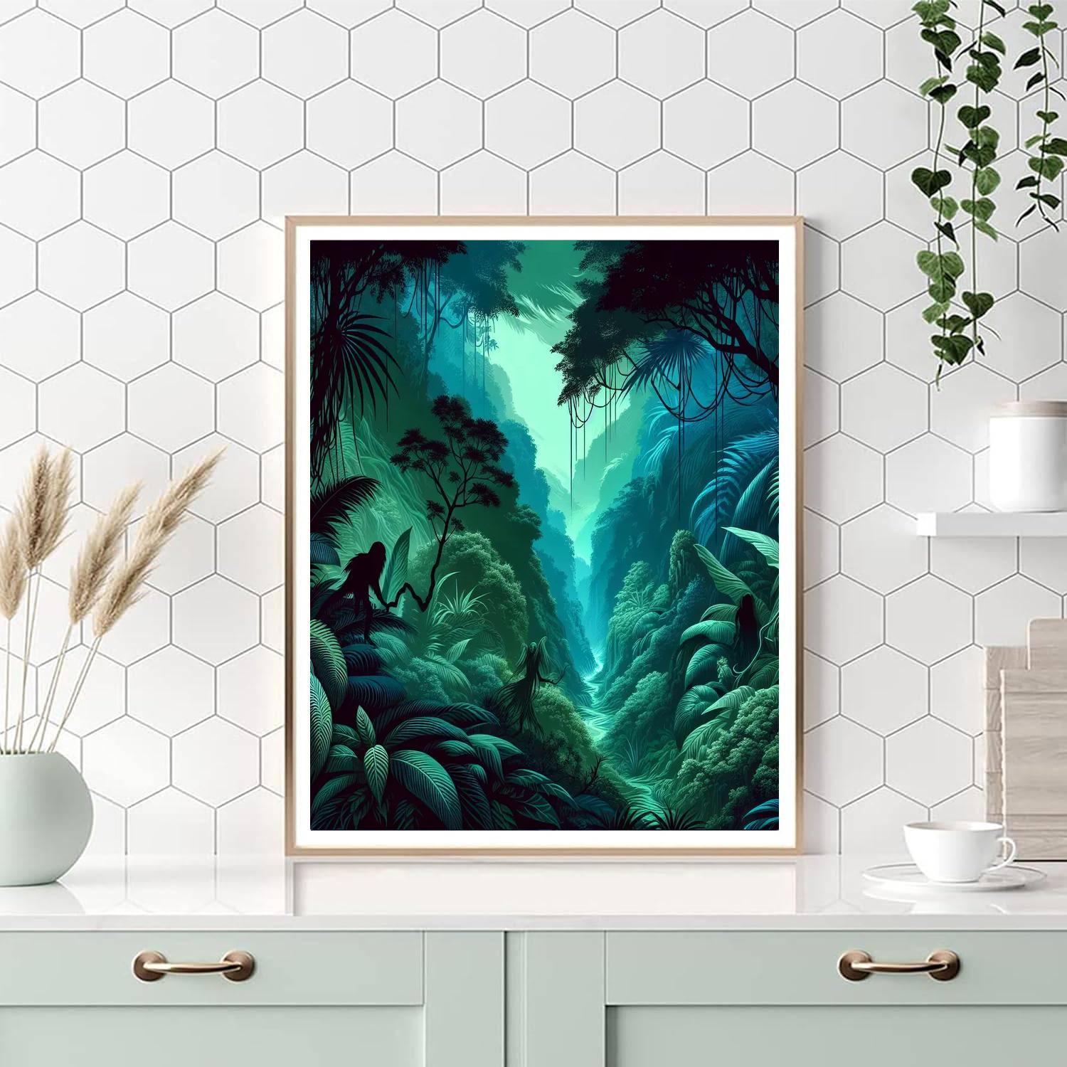 Mysterious Jungle Spirits Paint By Color