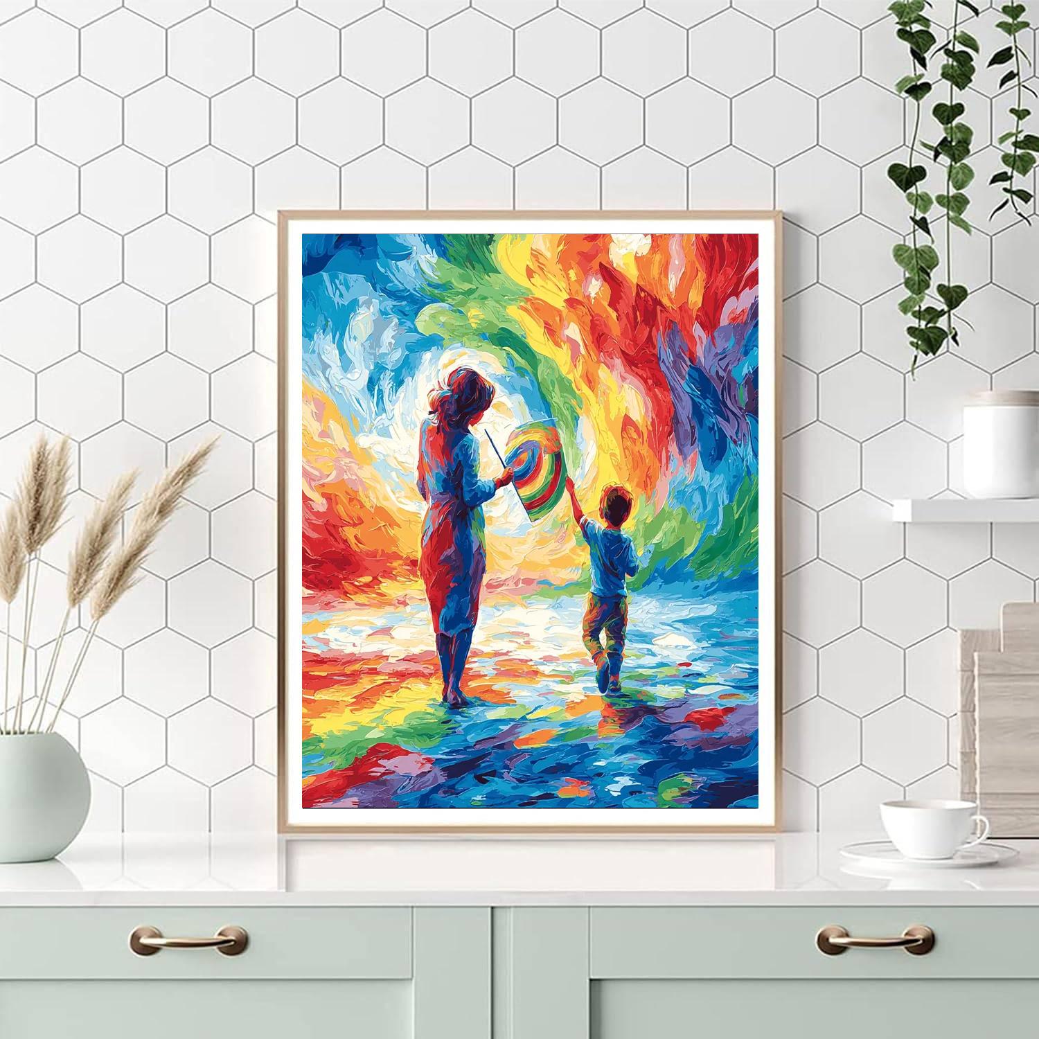 A Rainbow Of Love Numbered Painting Kits