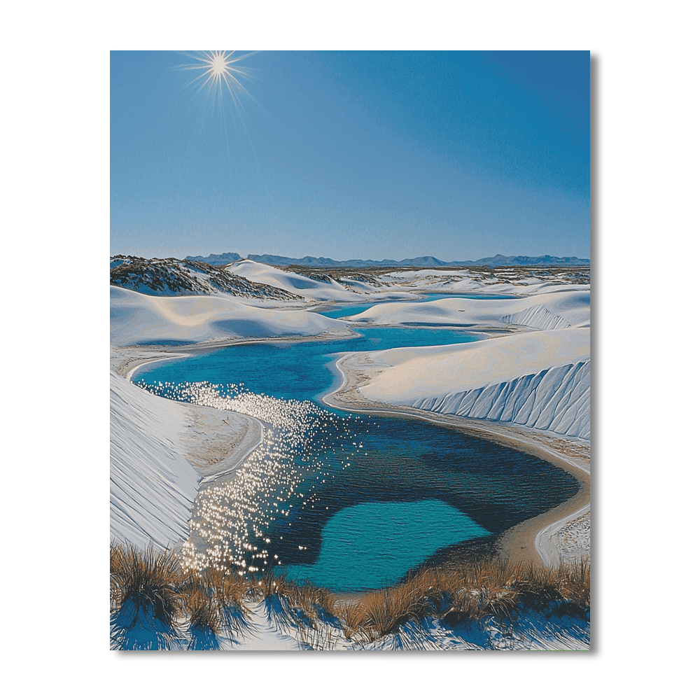 Lençóis Maranhenses National Park DIY Paint By Numbers