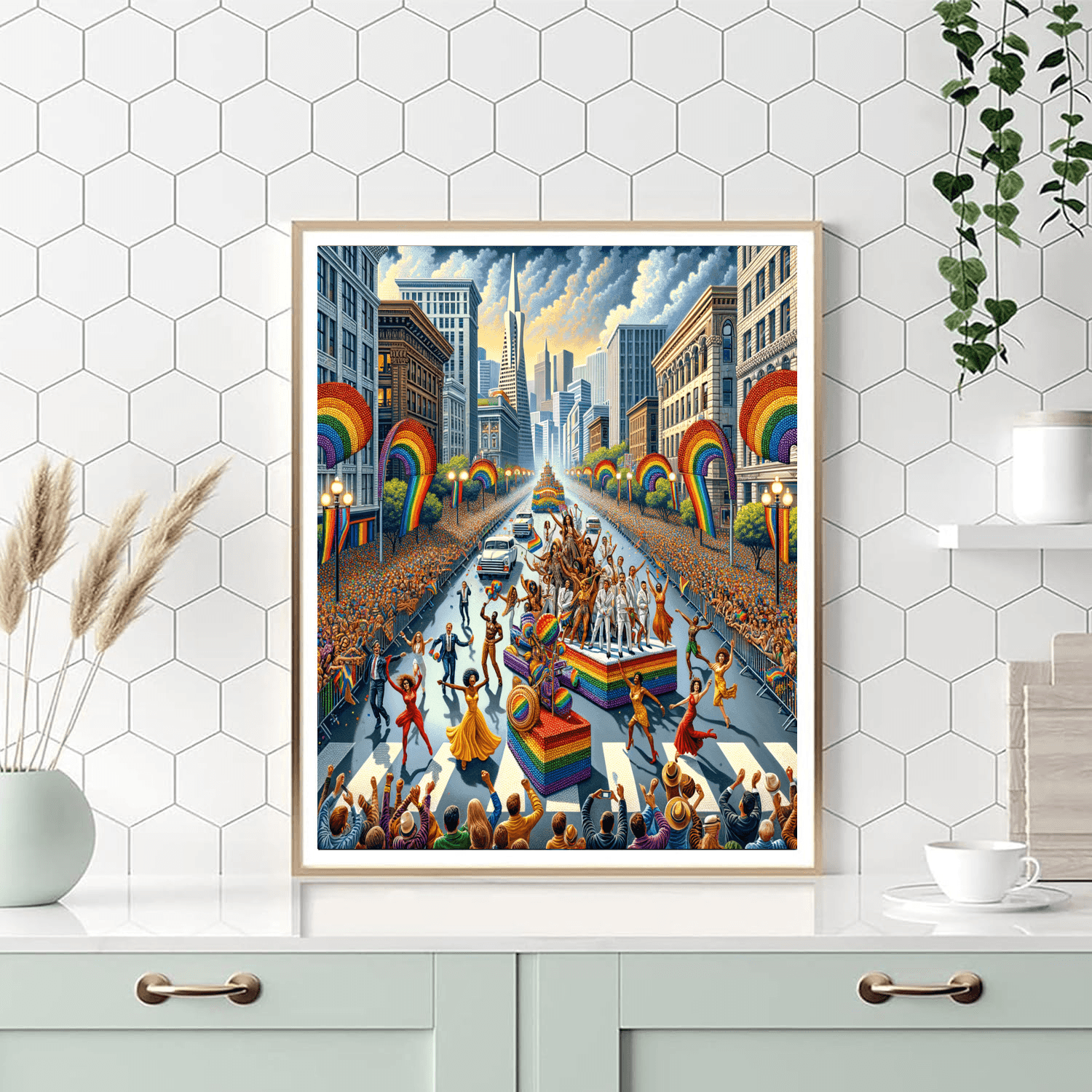 The San Francisco Pride Parade Paint By Color