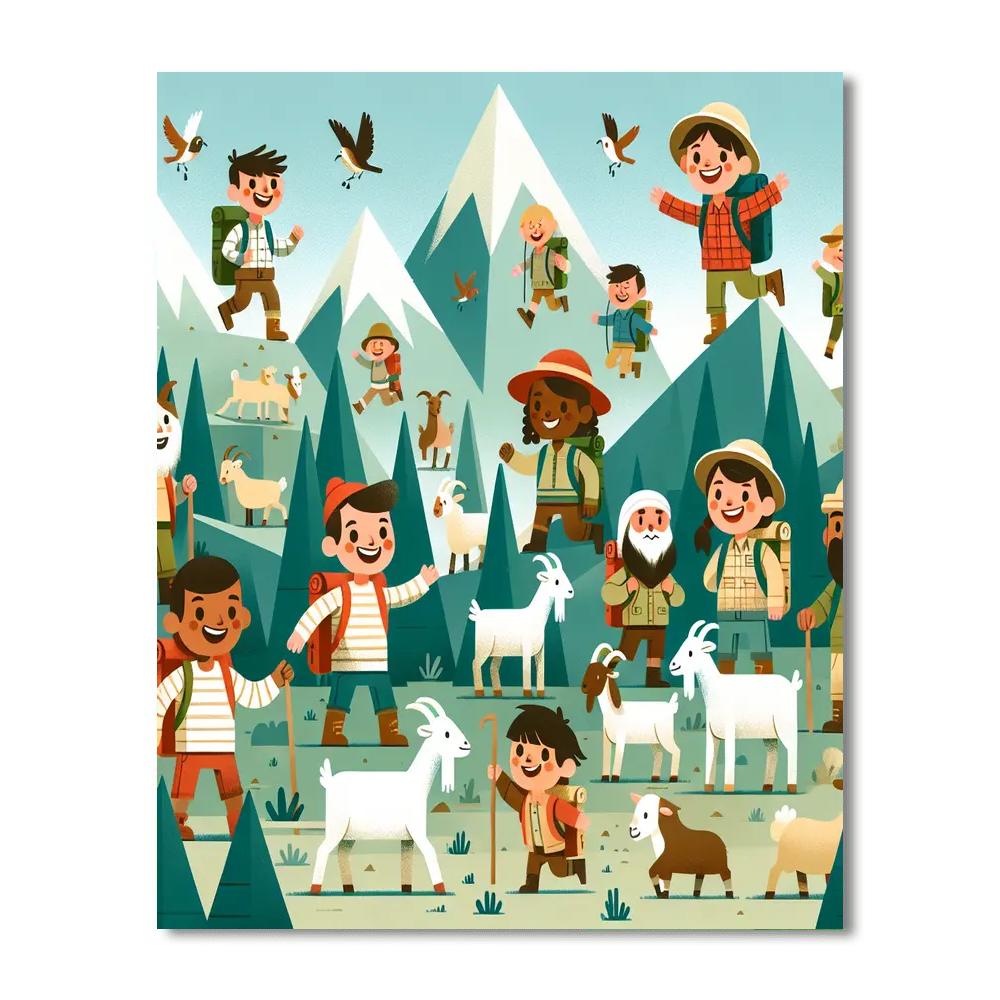 Rocky Mountain Adventure Painting By Numbers Kit