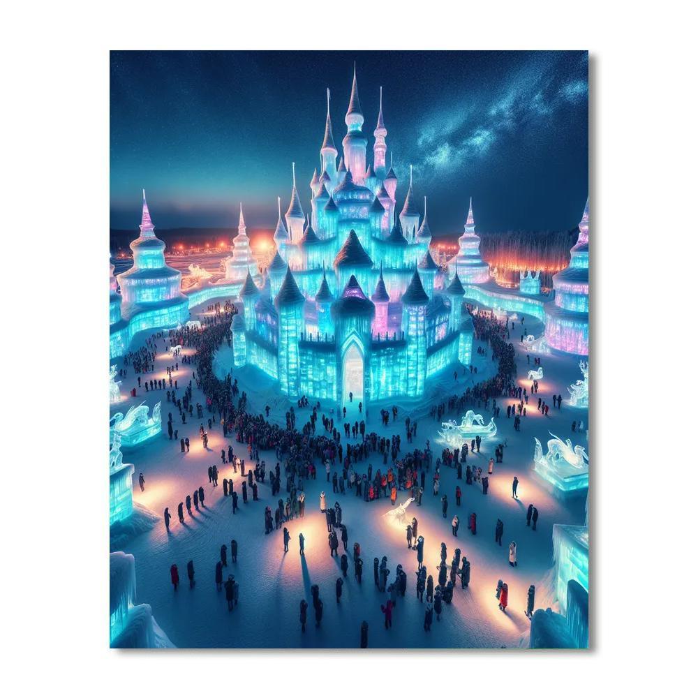 The Harbin International Ice And Snow Festival - China Paint By Numbers Art