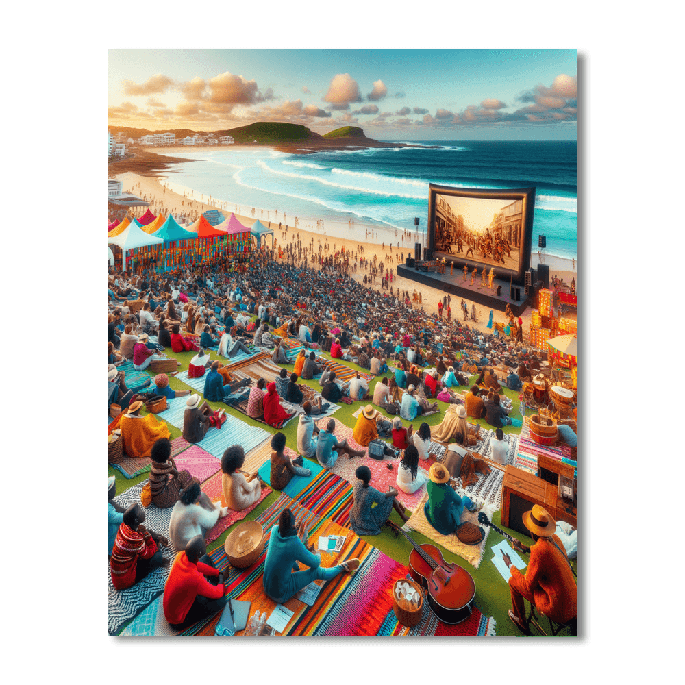 Zanzibar International Film Festival - Tanzania Painting By Numbers Kit