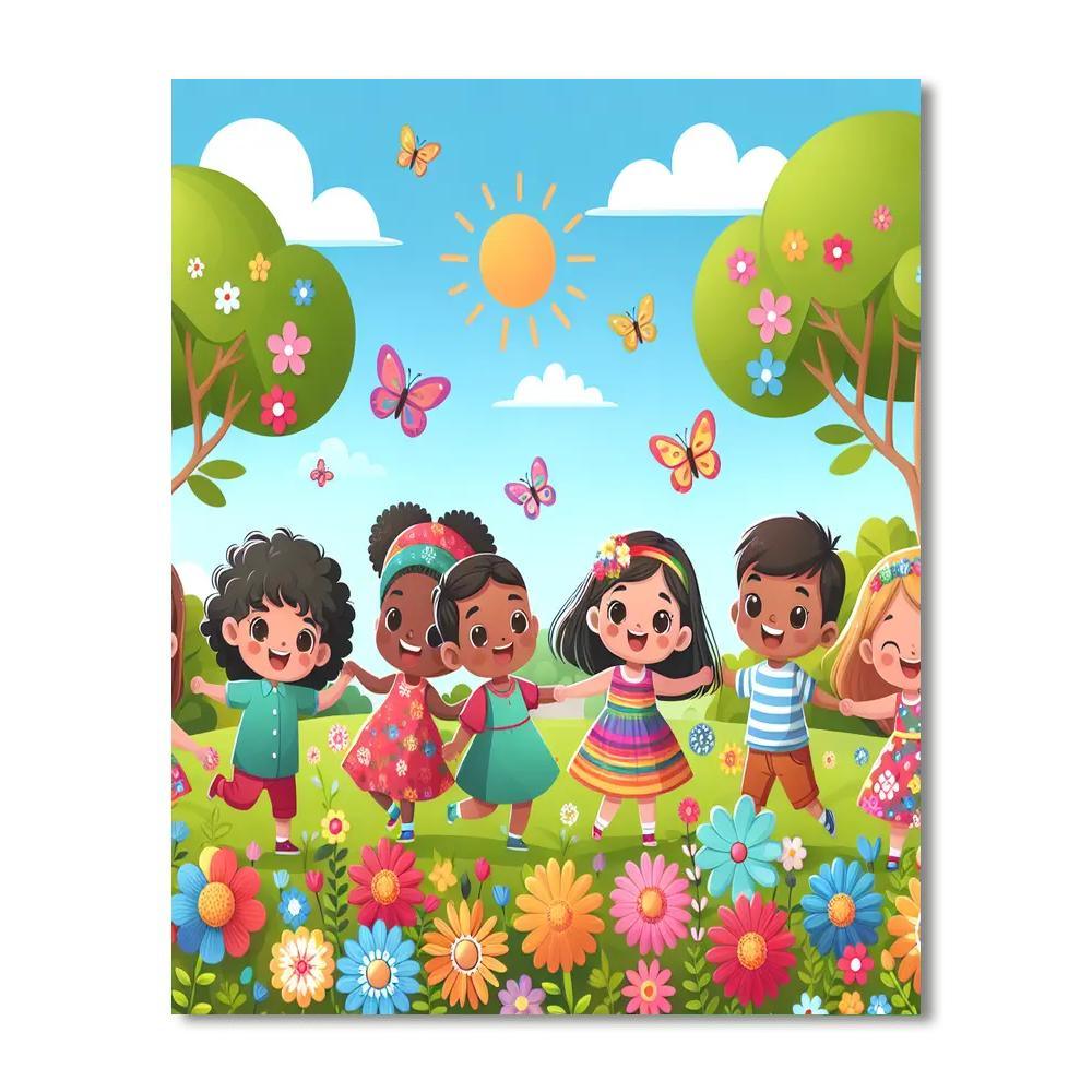 Colorful Spring Celebration Paint By Number