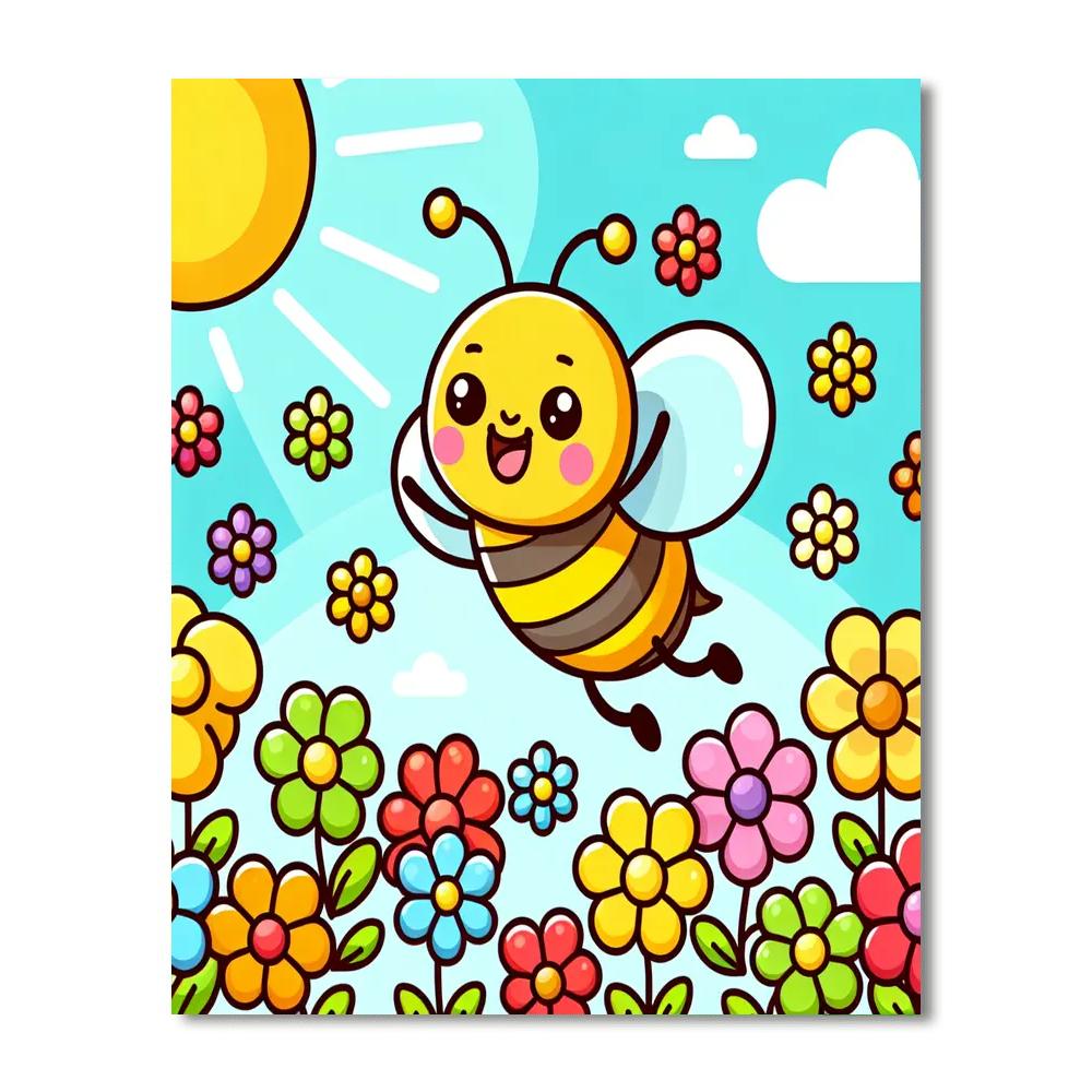 Buzzy Bee's Blossom Paint By Numbers Kits