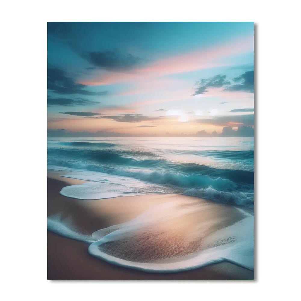 Calming Seaside Escape Numbered Painting Kits