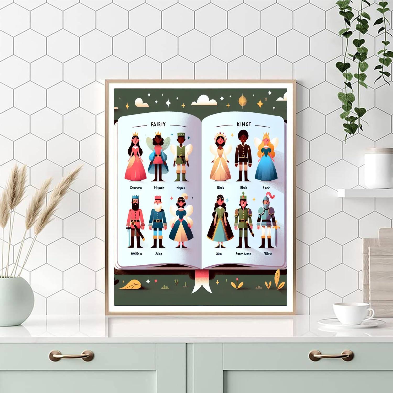Fairy Tales & Legends Paint By Numbers Art