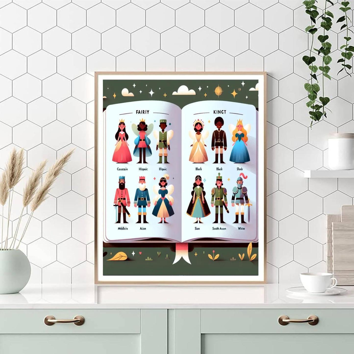 Fairy Tales & Legends Paint By Numbers Art
