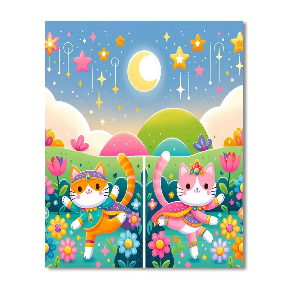 Fantasy Feline Friends Paint By Numbers Kits