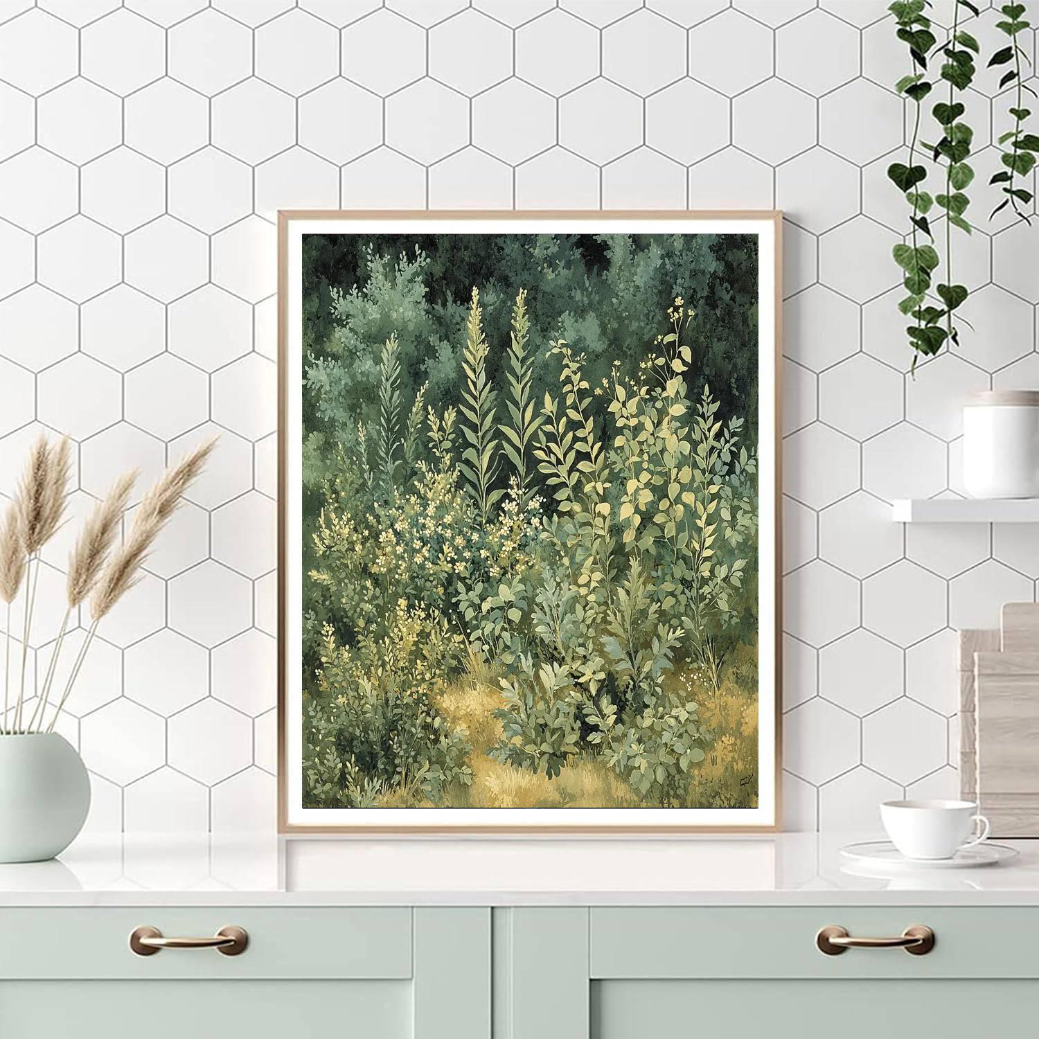 Leonardo Da Vinci Inspired Wonders Of The Underbrush  DIY Paint By Numbers