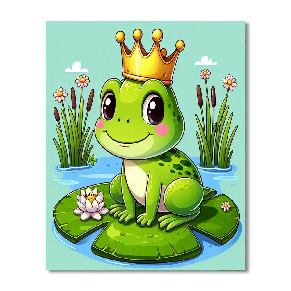 Fantastic Frog Prince Painting By Numbers Kit