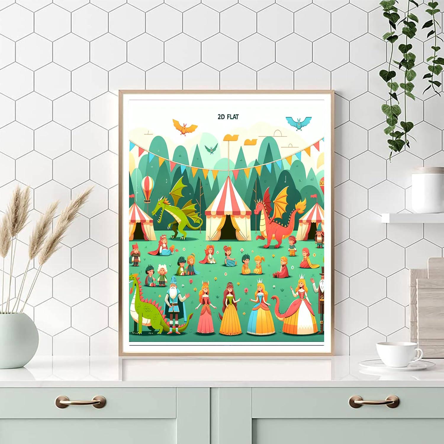 Fairytale Festival Painting Number Kit