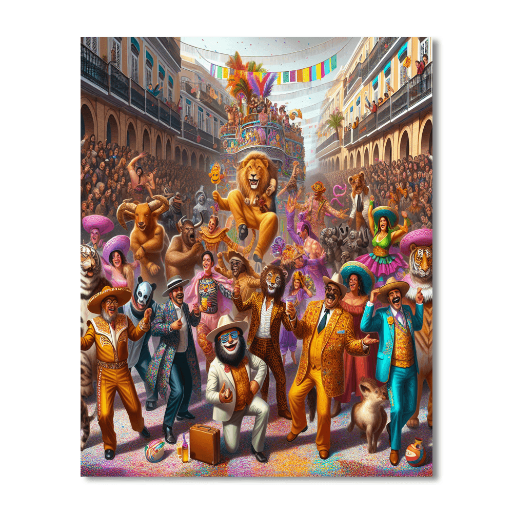 Carnaval De Cádiz - Spain Paint By Numbers Art