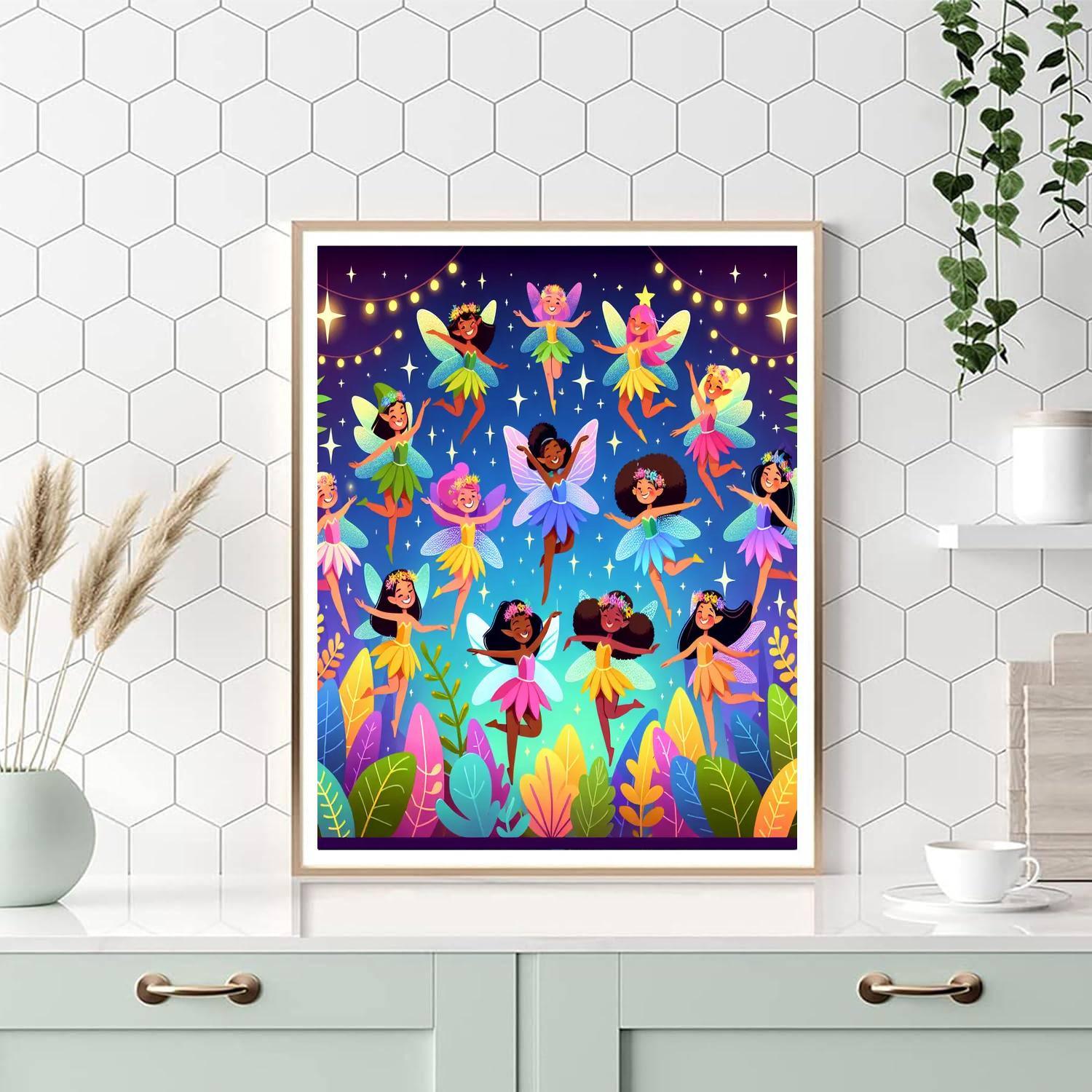 Enchanted Fairy Dance Paint By Color