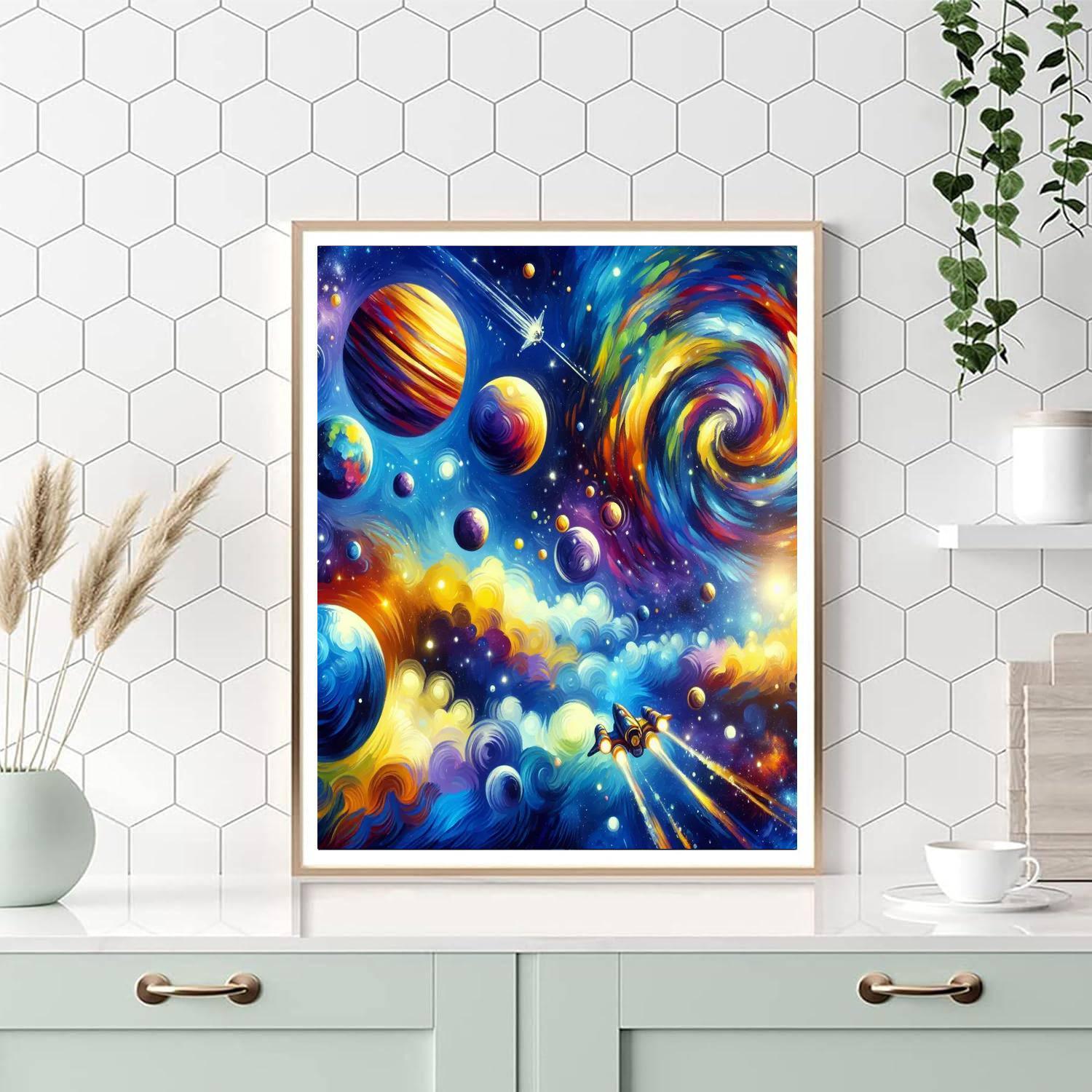 Inspiring Space Odyssey Paint By Color
