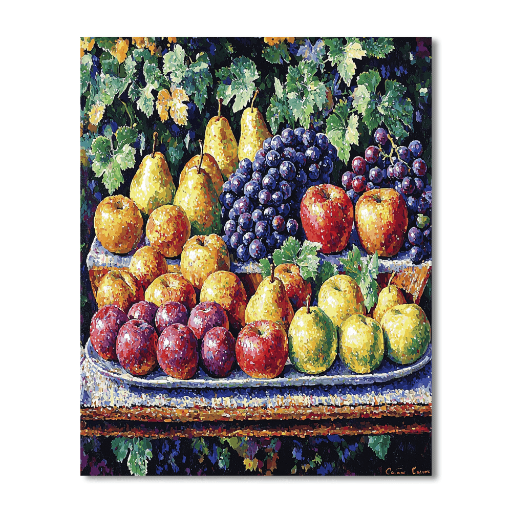 Paul Cézanne Inspired Fruits Of The Garden  Paint By Numbers