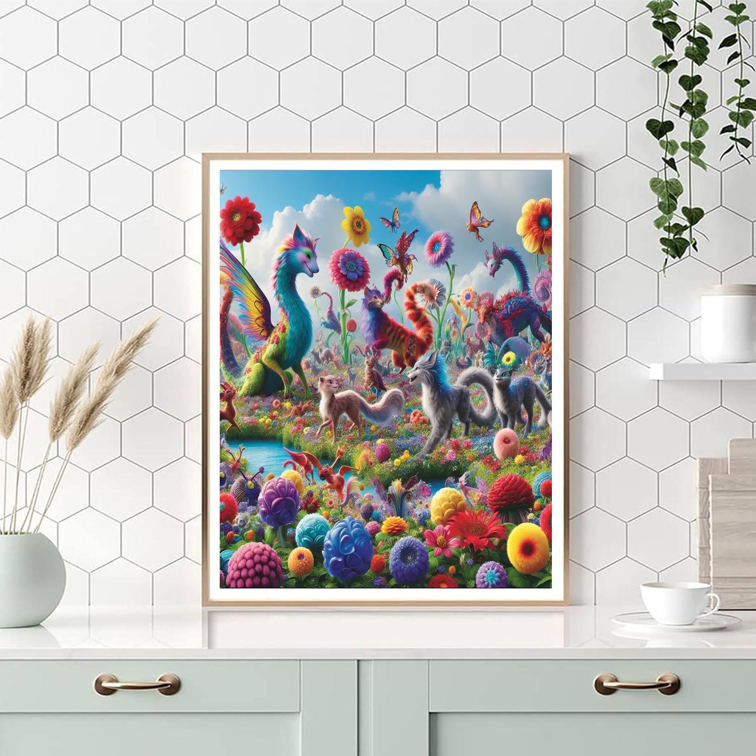 Whimsical Meadow Fantasy Paint By Numbers Kits