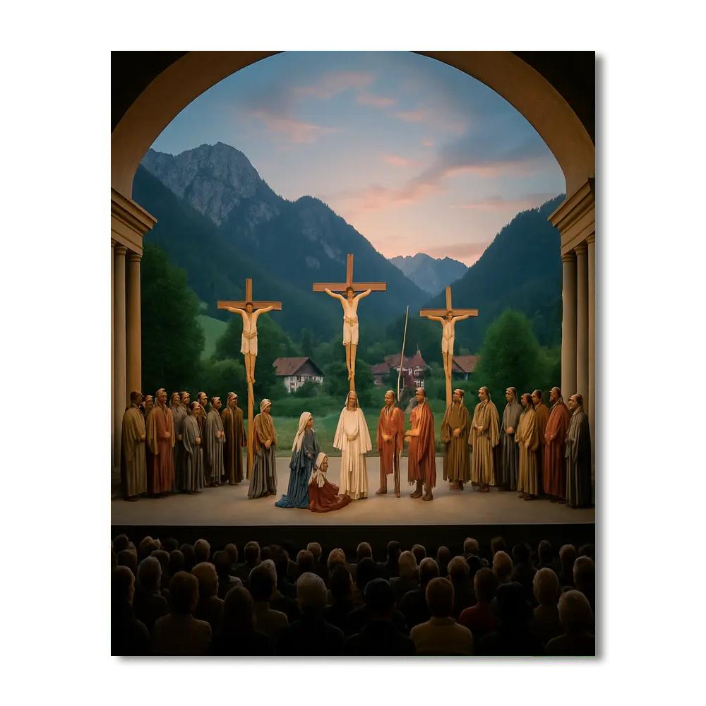 Oberammergau Passion Play - Oberammergau Paint By Number
