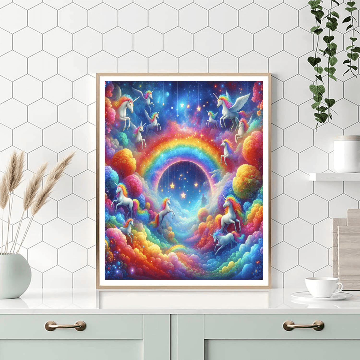 Magical Unicorn Dreamland - DIY Painting By Numbers Kit