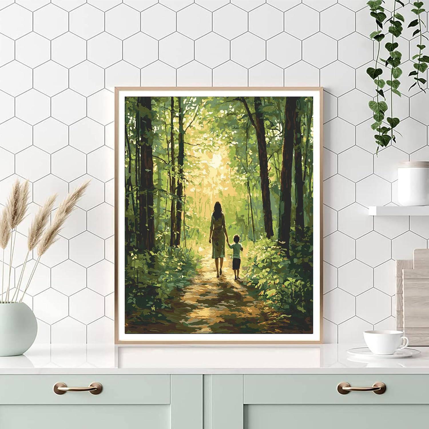 A Mother’s Guiding Light Paint By Color