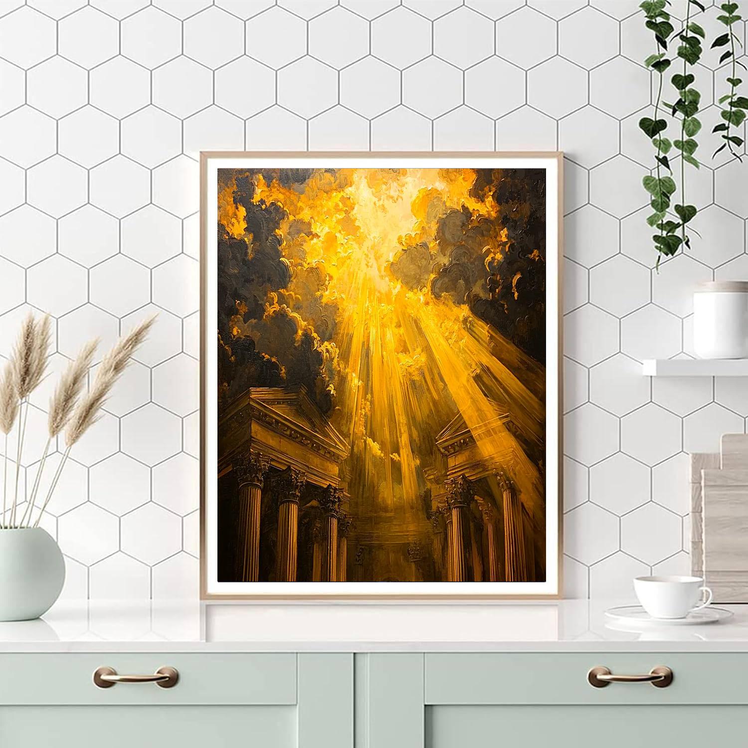 Caravaggio Inspired Sculpted Light  Paint By Color