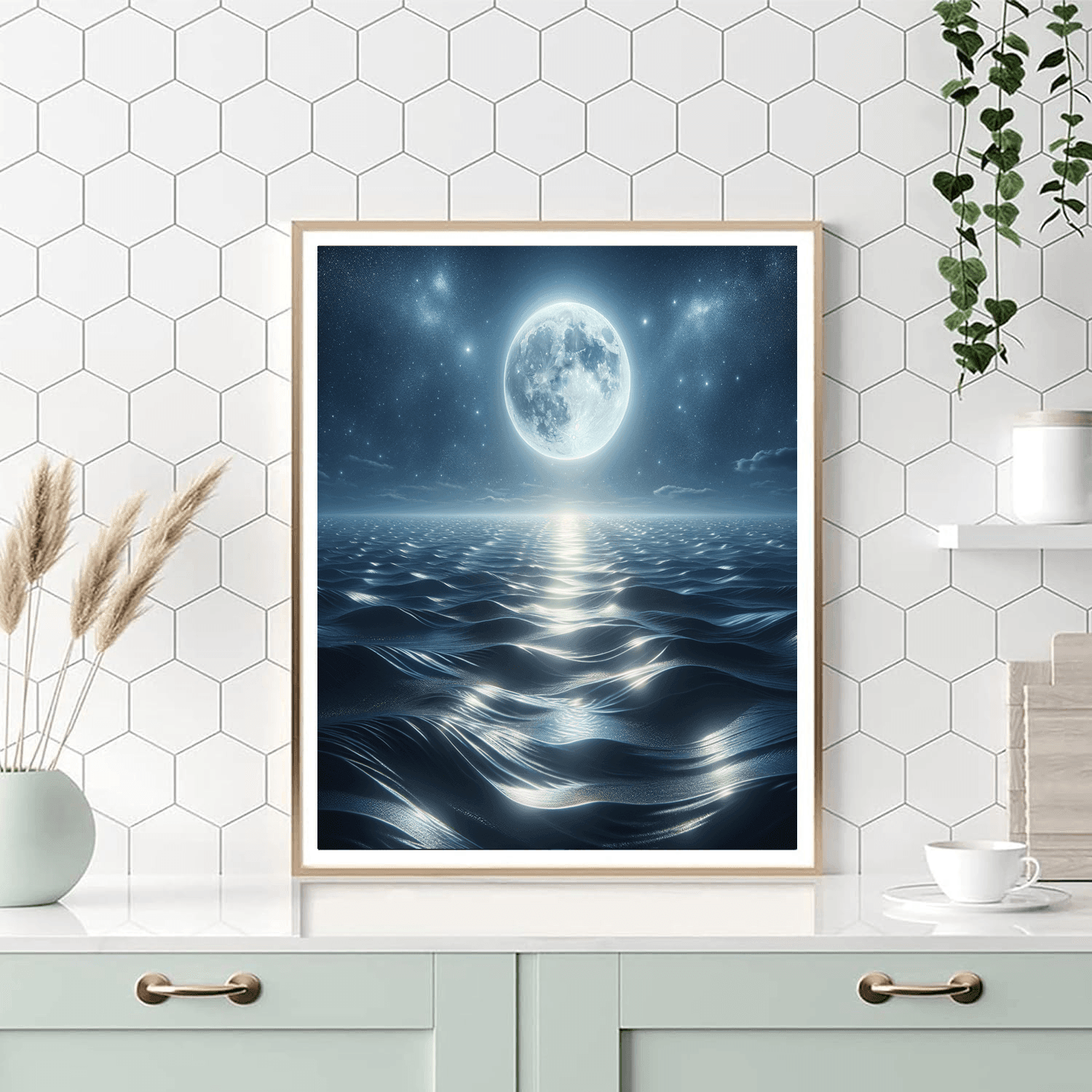 Moonlit Ocean Symphony Paint By Numbers