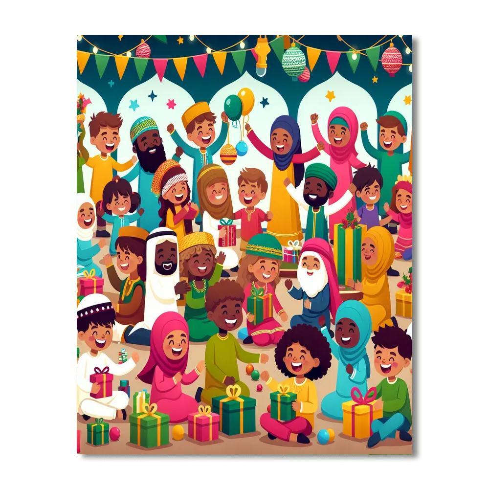 Happy Holiday Celebrations Paint By Numbers Kits