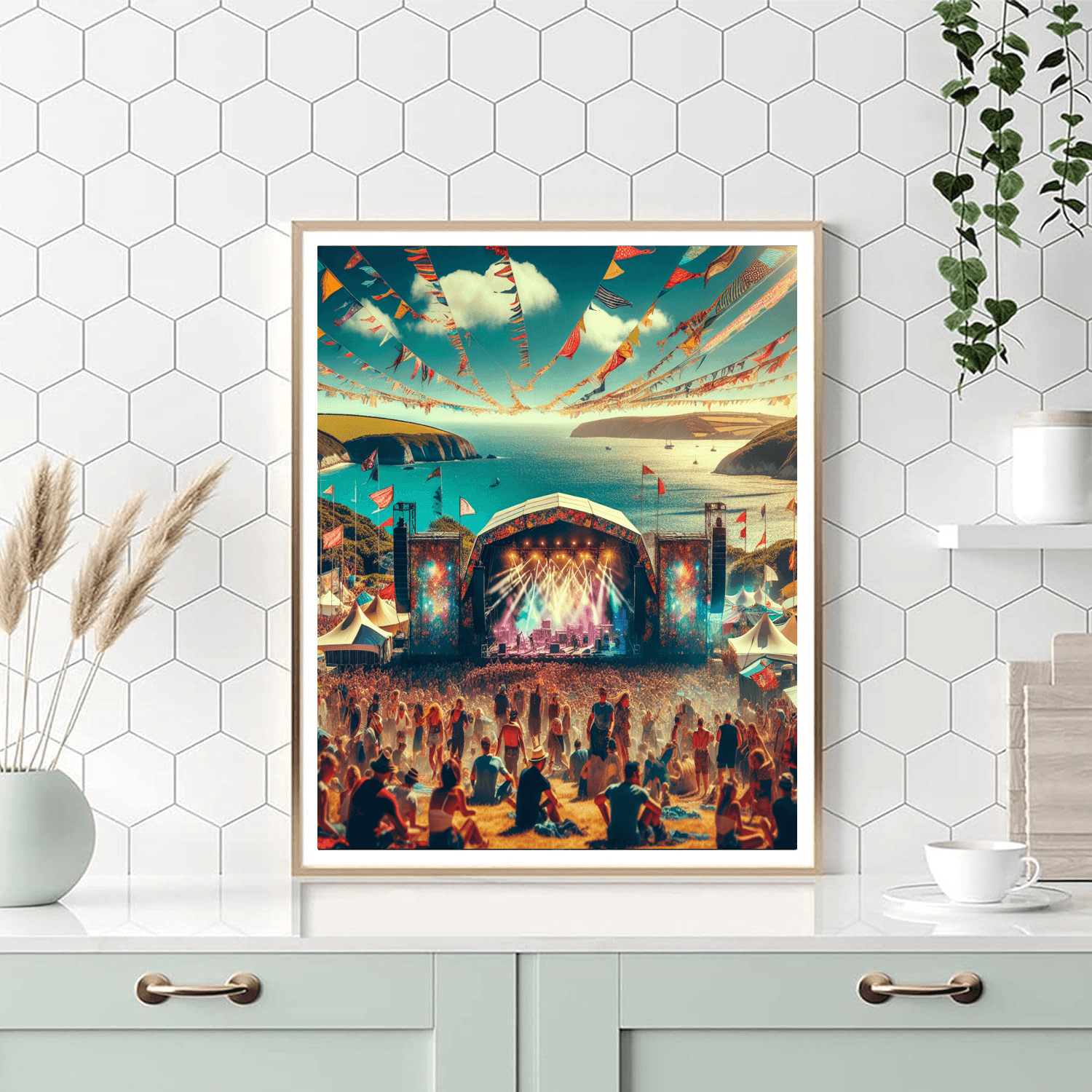 Isle Of Wight Festival - United Kingdom Paint By Numbers Art