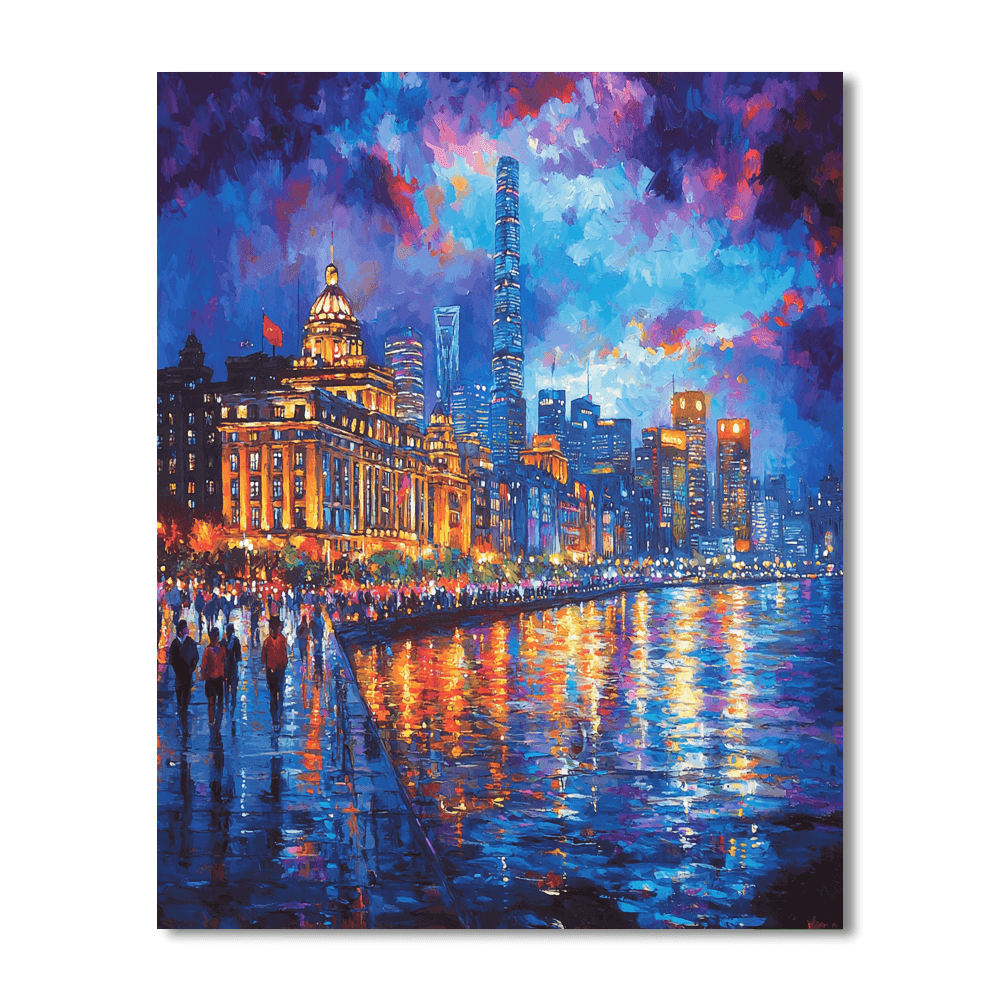 The Bund - Shanghai DIY Paint By Numbers
