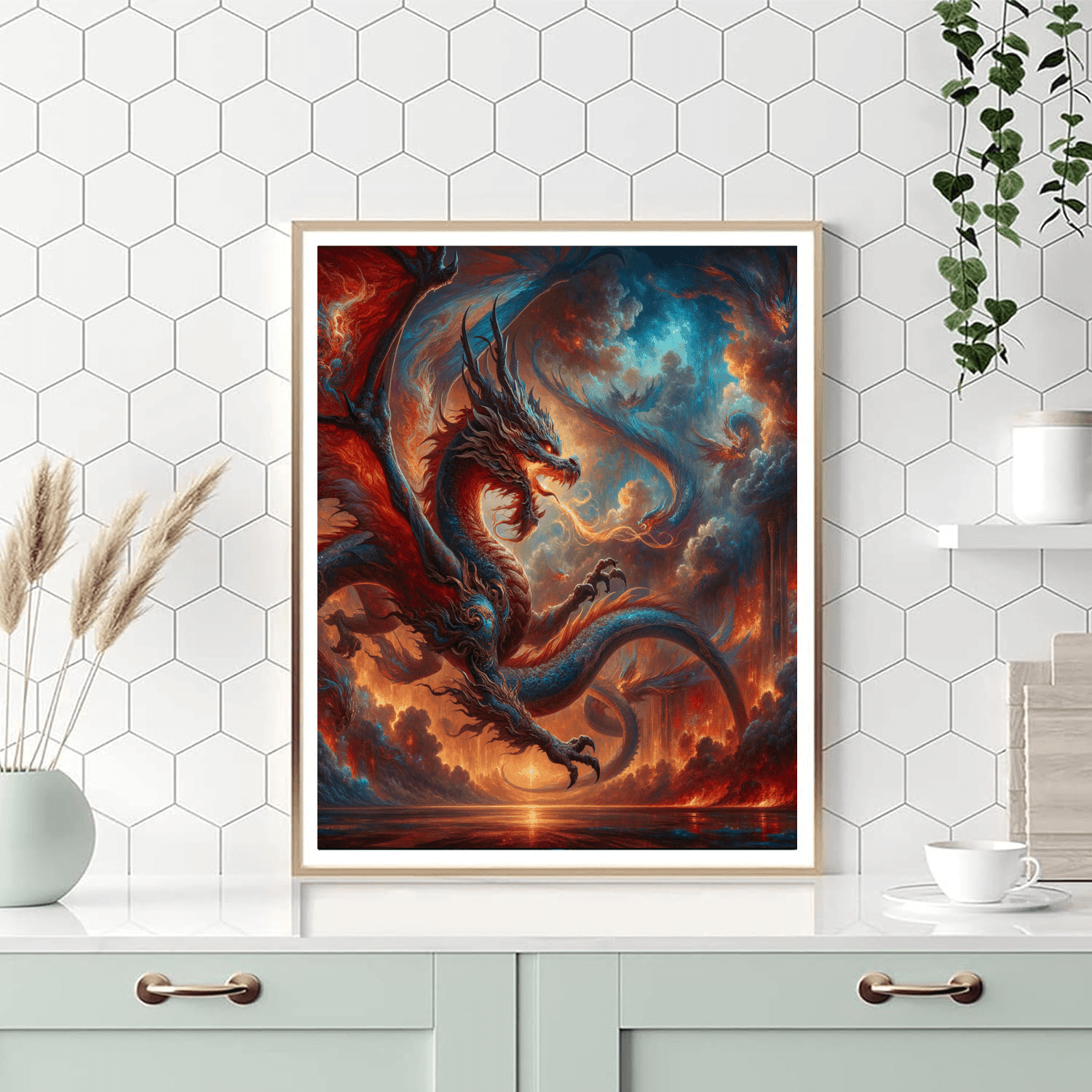 Dragon's Realm DIY Paint By Numbers