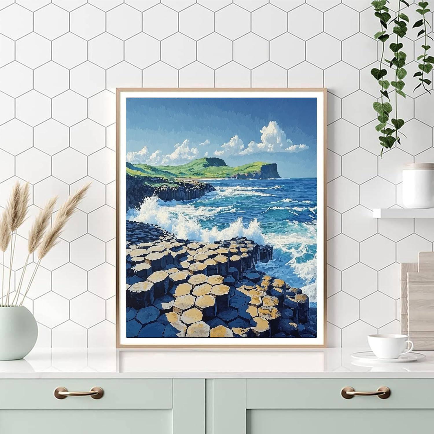 The Giants Causeway Painting Number Kit