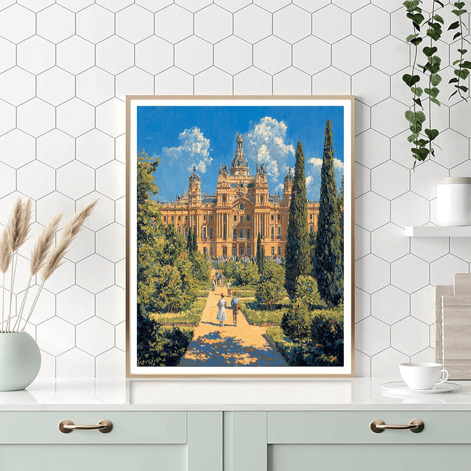 Royal Palace Of Madrid Paint By Numbers Kits