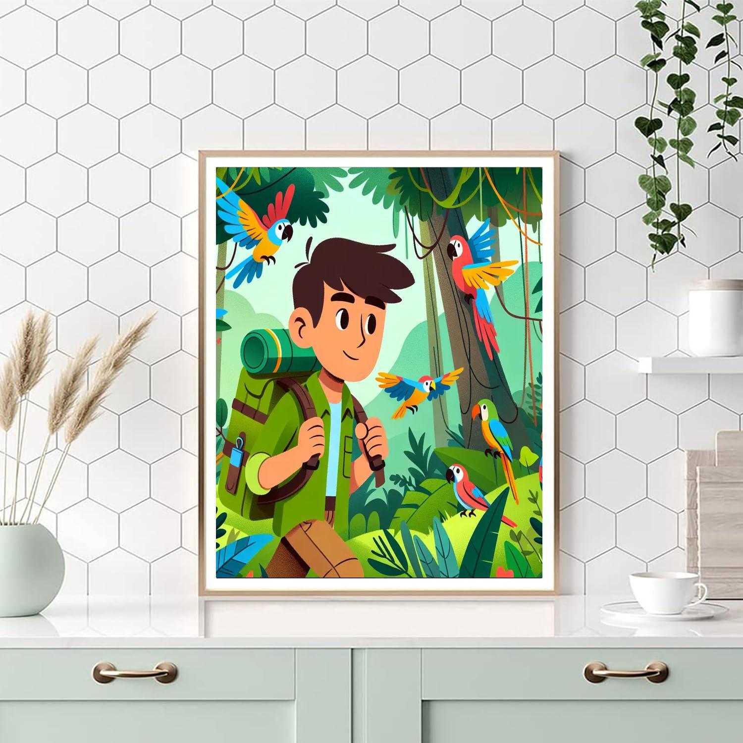 Adventure Awaits: Jungle Trek Paint By Color