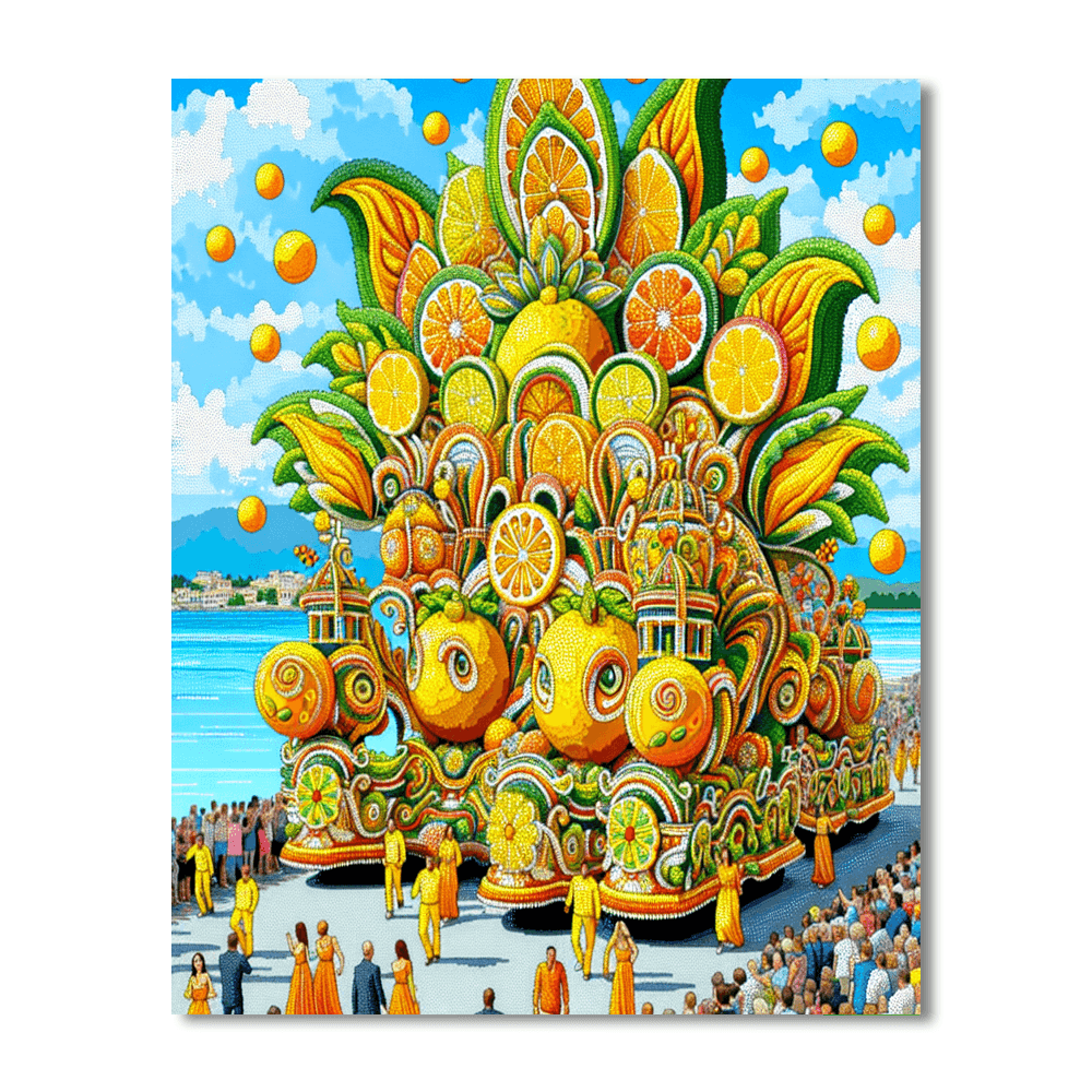 Menton Lemon Festival - France Paint By Number