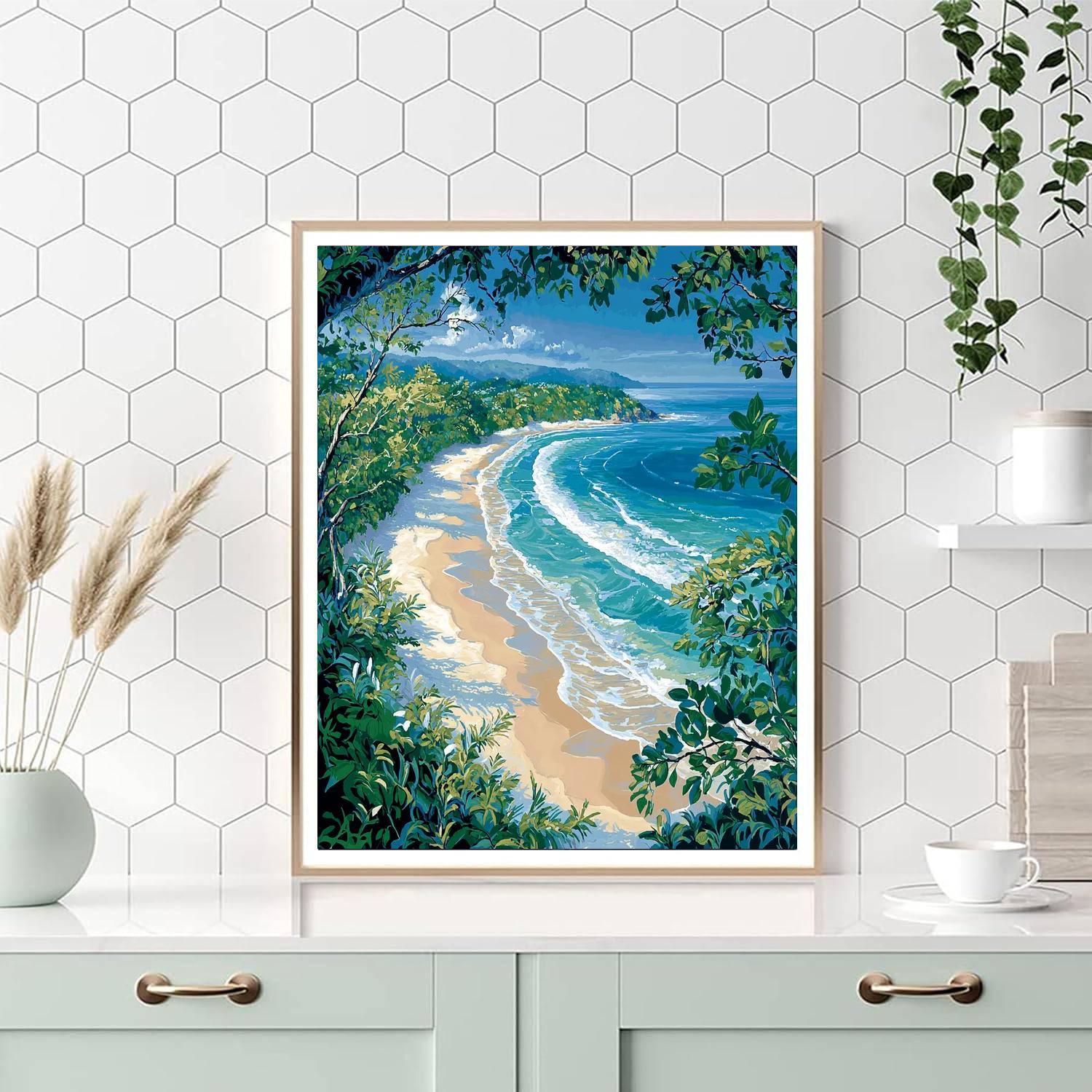 Whitehaven Beach - Whitsunday Island Paint By Numbers