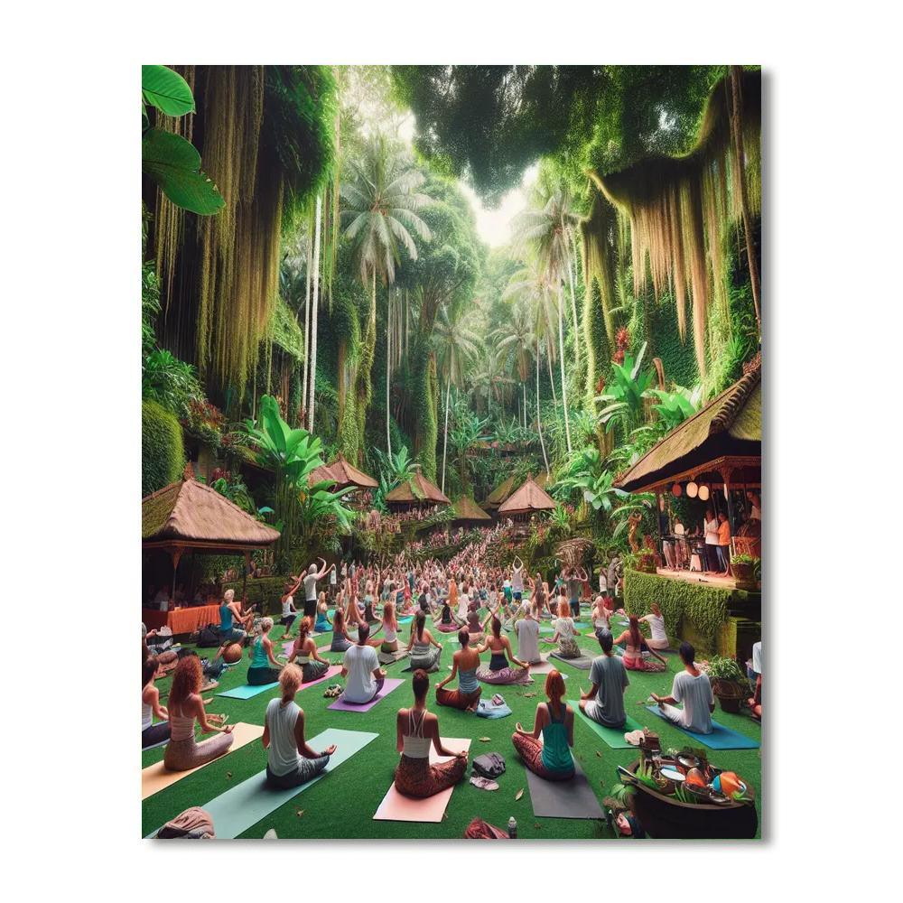 Bali Spirit Festival - Bali, Indonesia Paint By Color