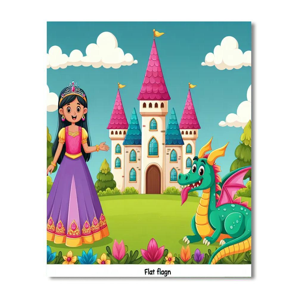 Fairytale Land DIY Paint By Numbers