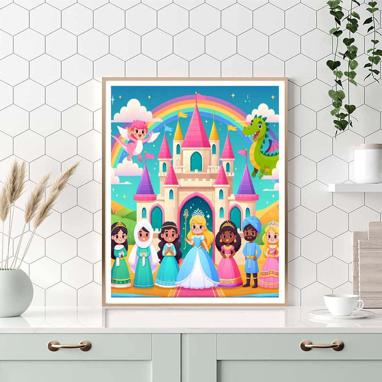 Charming Fairytale Adventure Paint By Number