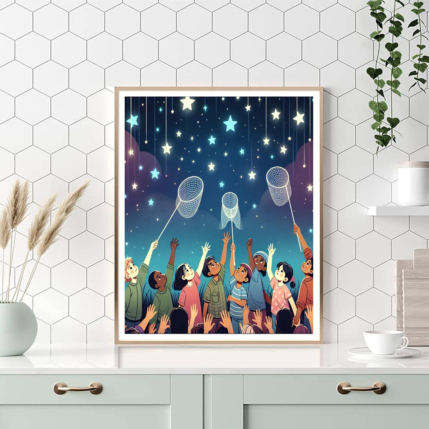 Star Catcher Dreams Number Painting