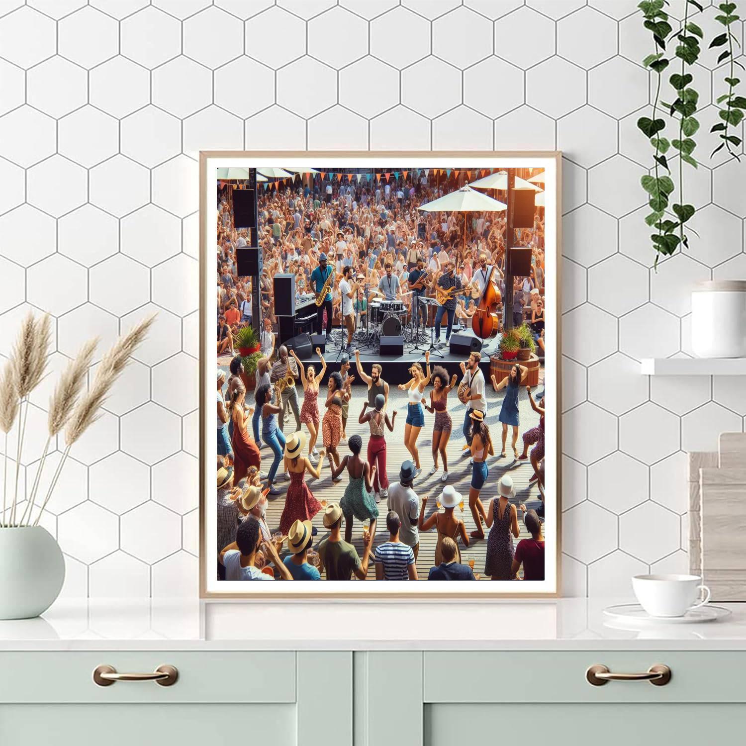 Cape Town Jazz Festival Painting By Numbers Kit